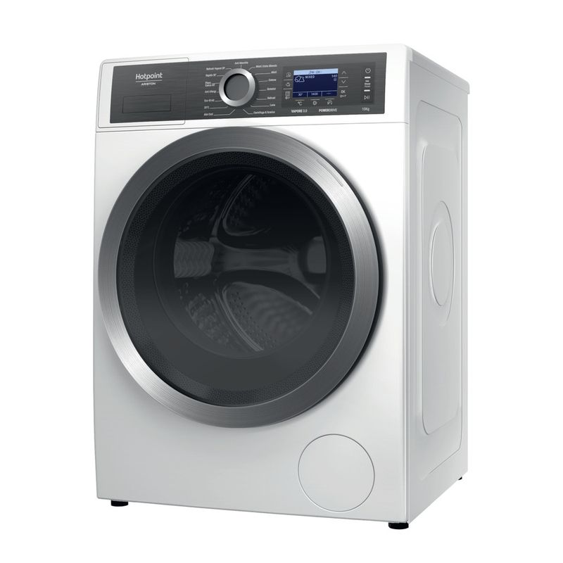 Hotpoint_Ariston Lavabiancheria Libera installazione H6 08 GPOWER IT Bianco Carica frontale A Perspective