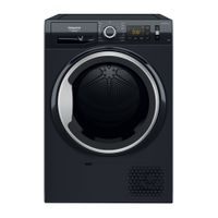 Asciugatrice nera a pompa di calore Hotpoint Ariston: a libera installazione, 9,0 kg,  - NTS M11 93 BLACK IT