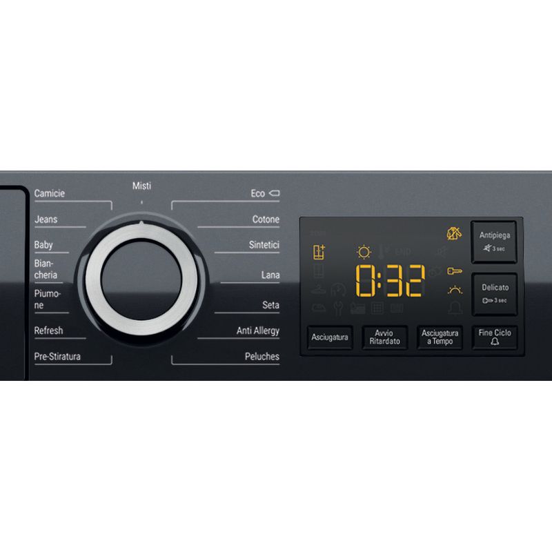 Hotpoint_Ariston Asciugabiancheria NTS M11 93 BLACK IT Nero Program