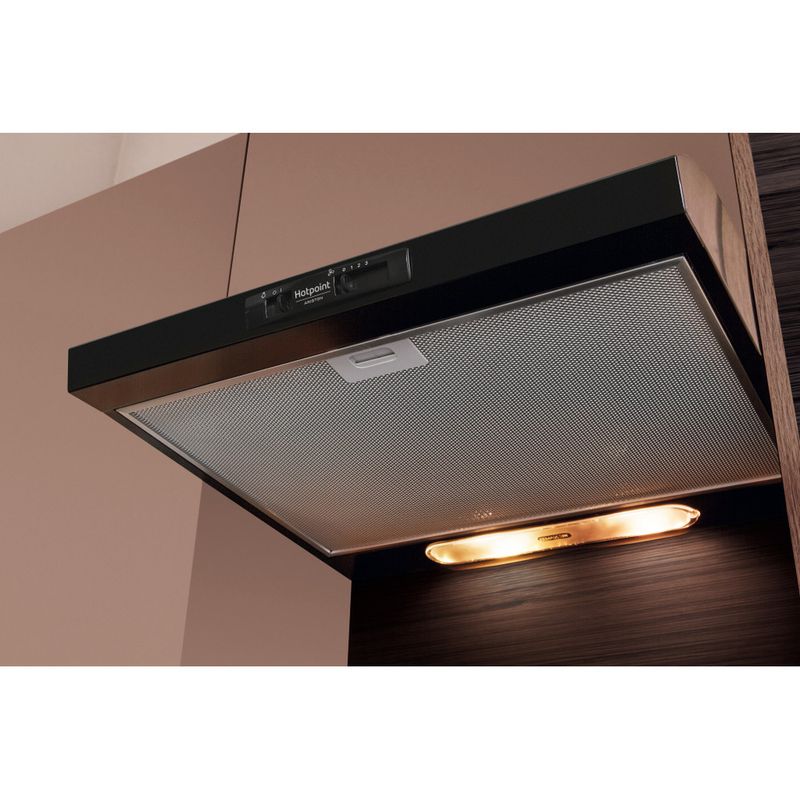 Hotpoint_Ariston Cappa Da incasso HSLMO 65F LS K Nero Da incasso Meccanico Lifestyle perspective