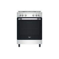 Cucina a gas a libera installazione Hotpoint Ariston: 60 cm,  - HS67G2PMX/IT/1