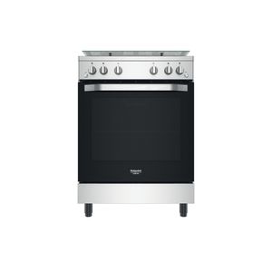 Hotpoint_Ariston Cucina con forno a doppia cavità HS67G2PMX/IT/1 Inox GAS Frontal