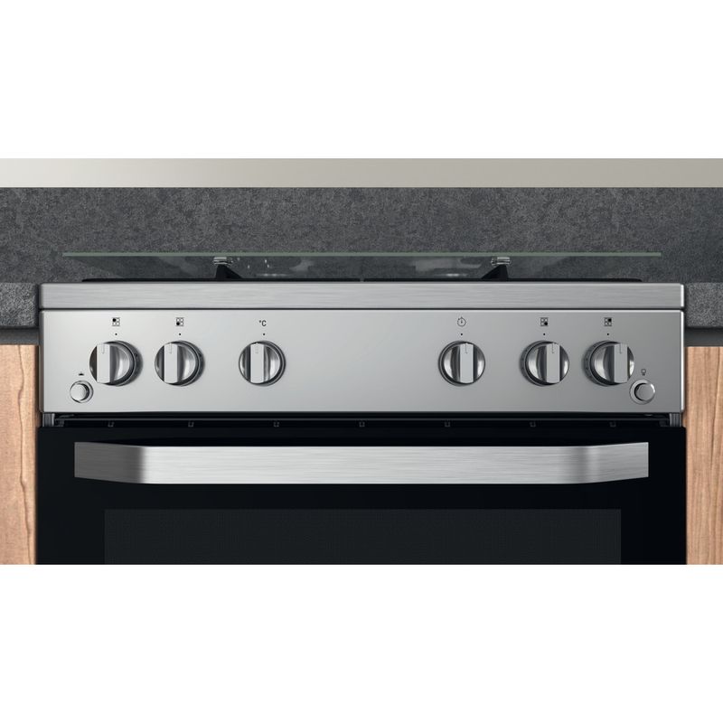 Hotpoint_Ariston Cucina con forno a doppia cavità HS67G2PMX/IT/1 Inox GAS Control panel