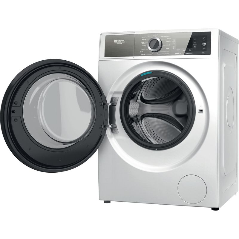 Hotpoint_Ariston Lavabiancheria Libera installazione H7 99 GPOWER IT Bianco Carica frontale A Perspective open