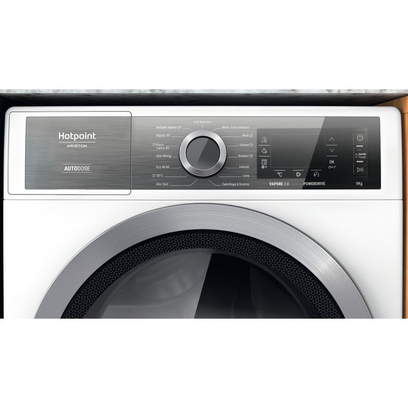 Hotpoint_Ariston Lavabiancheria Libera installazione H7 99 GPOWER IT Bianco Carica frontale A Lifestyle control panel