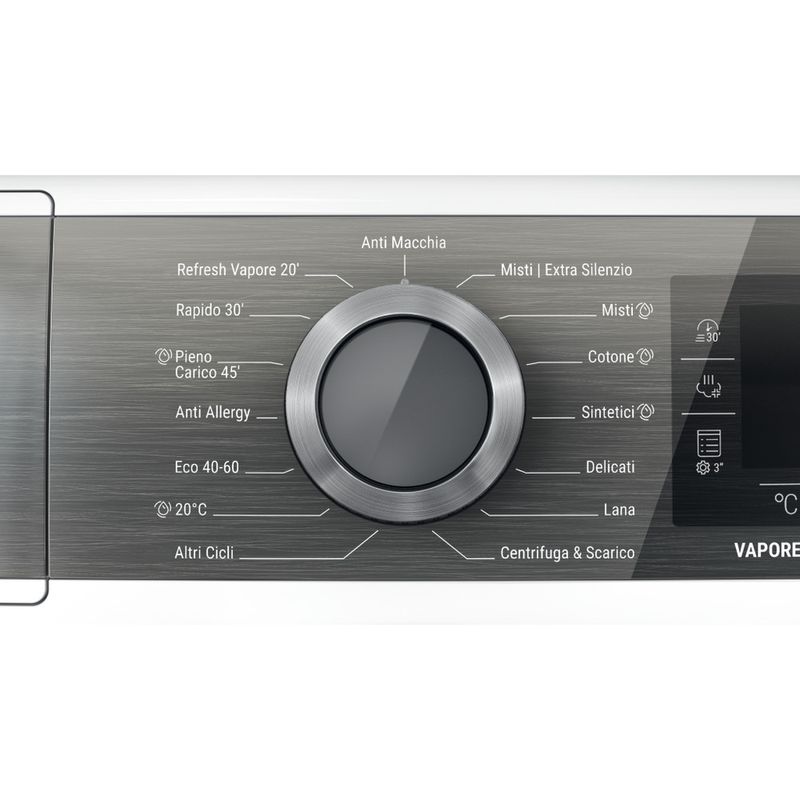 Hotpoint_Ariston Lavabiancheria Libera installazione H7 99 GPOWER IT Bianco Carica frontale A Program