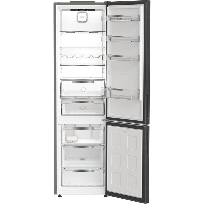 Hotpoint_Ariston-Combinazione-Frigorifero-Congelatore-Libera-installazione-HPK-25403-XBR6E-Pet-Inox-2-porte-Frontal-open