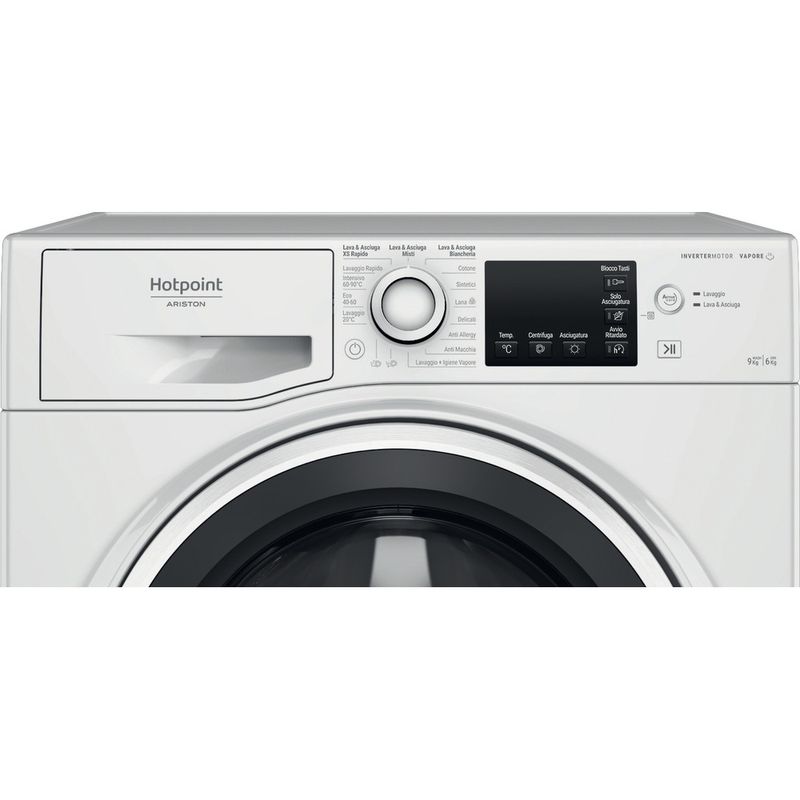 Hotpoint-Ariston-Lavasciugabiancheria-Libera-installazione-NDBR-984469-WA-IT-Bianco-Carica-frontale-Control-panel