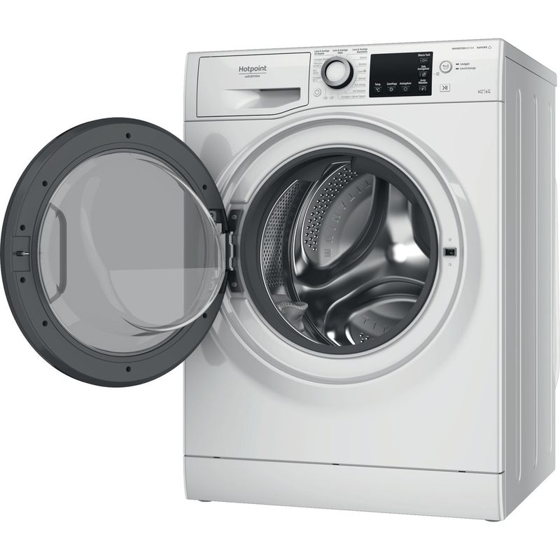 Hotpoint-Ariston-Lavasciugabiancheria-Libera-installazione-NDB-964489-WDA-IT-Bianco-Carica-frontale-Perspective-open