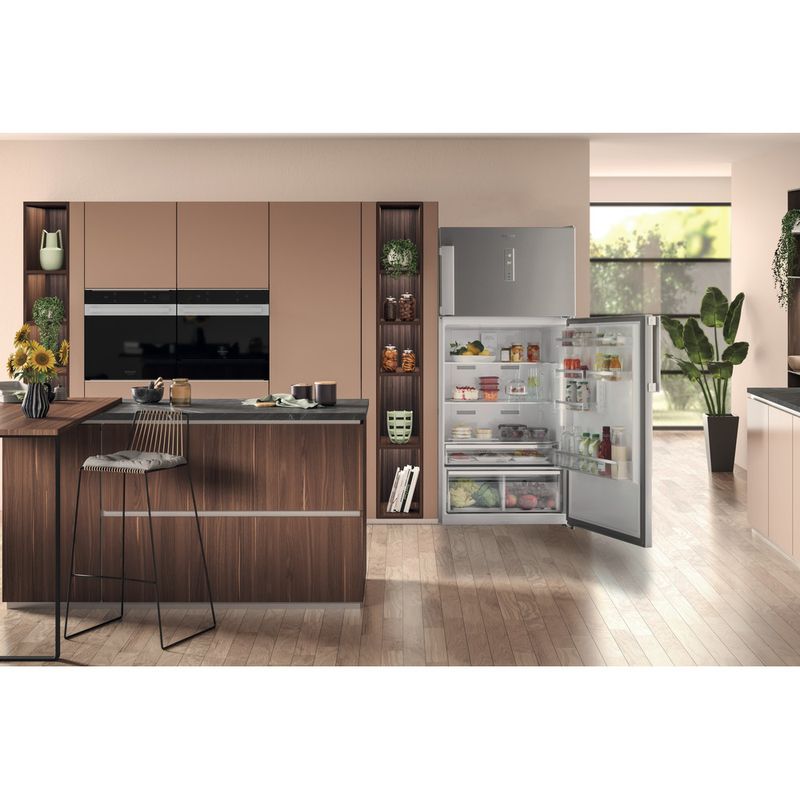 Hotpoint-Ariston-Combinazione-Frigorifero-Congelatore-Libera-installazione-HA84TE-72-X-N-Inox-2-porte-Lifestyle-frontal