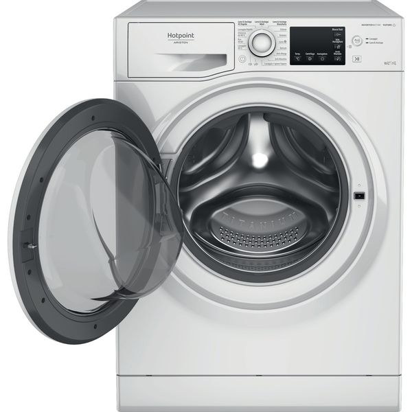 Hotpoint_Ariston Lavasciugabiancheria Libera installazione NDB 10748 WA IT Bianco Carica frontale Frontal open