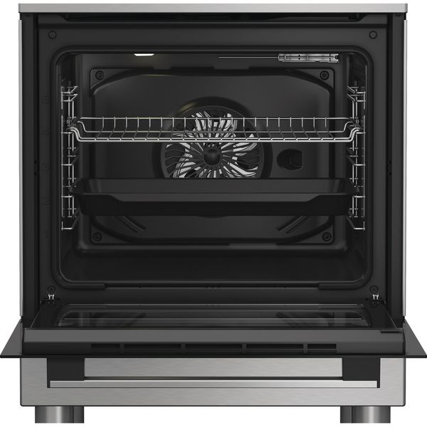 Hotpoint Cucina con forno a doppia cavità H6G5LMX Inox GAS Lifestyle frontal open