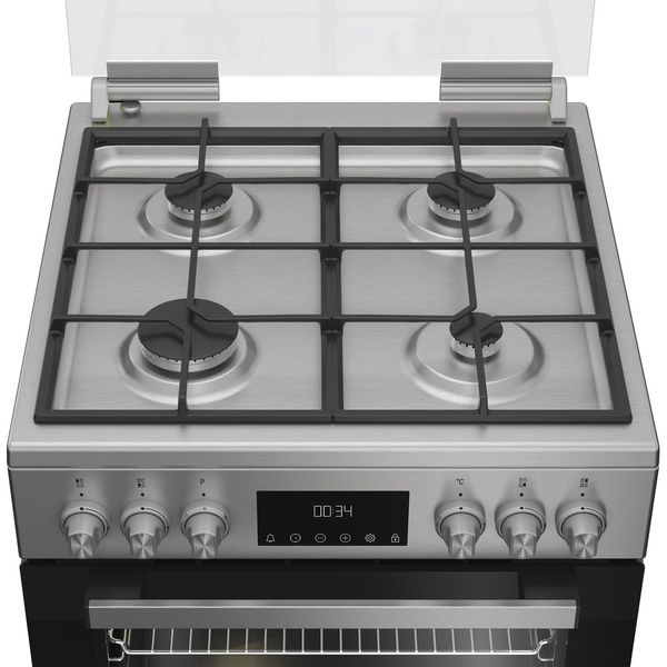 Hotpoint Cucina con forno a doppia cavità H6G5LMX Inox GAS Heating element