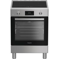 Cucina elettrica a libera installazione Hotpoint Ariston: 60 cm,  - H6I8LMSAX