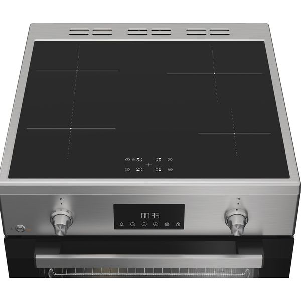 Hotpoint Cucina con forno a doppia cavità H6I8LMSAX Inox Elettrico Heating element
