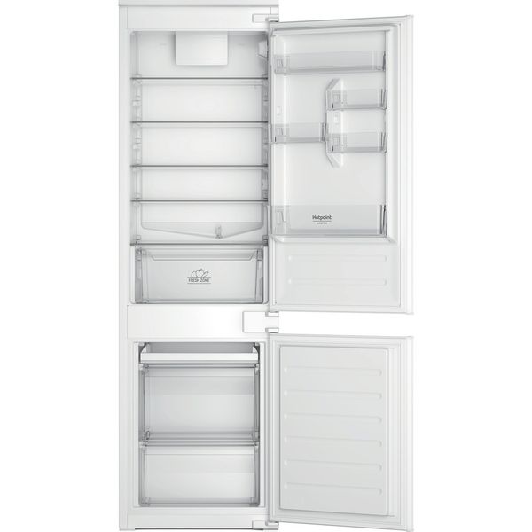 Hotpoint_Ariston Combinazione Frigorifero/Congelatore Da incasso HAC18D011A1 Bianco 2 porte Frontal open