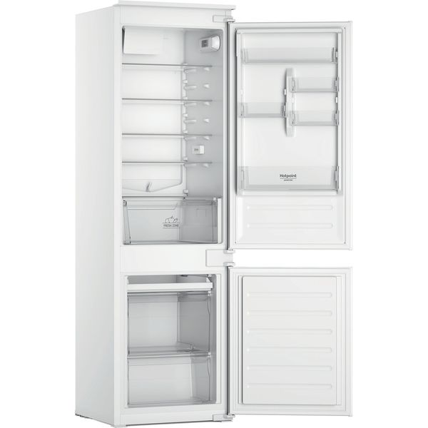 Hotpoint_Ariston Combinazione Frigorifero/Congelatore Da incasso HAC18D011A1 Bianco 2 porte Perspective open