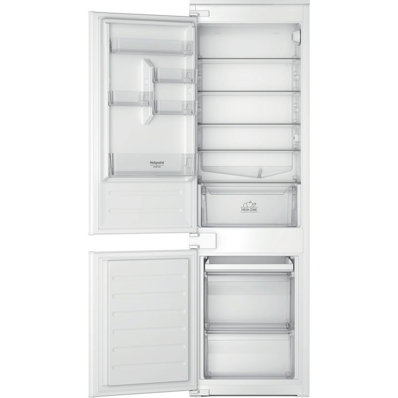 Hotpoint_Ariston-Combinazione-Frigorifero-Congelatore-Da-incasso-HAC18D031A1-Bianco-2-porte-Frontal-open