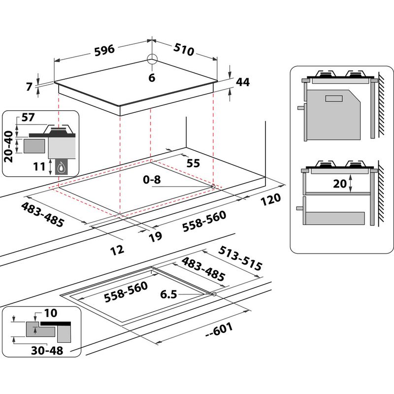 Hotpoint_Ariston-Piano-cottura-HAGS-61S-BK-Nero-GAS-Technical-drawing