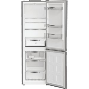 Hotpoint_Ariston Combinazione Frigorifero/Congelatore Libera installazione HPKH 1361 S4E Argento 2 porte Frontal open