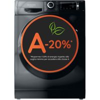 Lavatrice a libera installazione a carica frontale Hotpoint Ariston: 10,0 kg,  - NBT 108 BLACK  IT