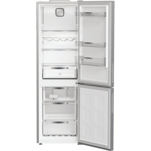 Hotpoint Combinazione Frigorifero/Congelatore A libera installazione HPK 26362 XP4E Argento 2 porte Frontal open