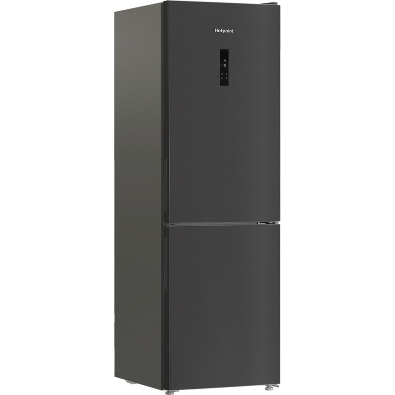 Hotpoint-Combinazione-Frigorifero-Congelatore-A-libera-installazione-HPK-26363-XBR5E-Nero-2-porte-Perspective