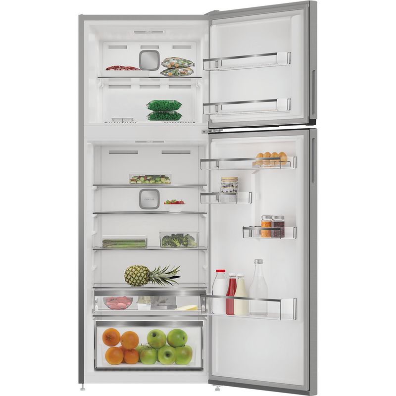 Hotpoint-Combinazione-Frigorifero-Congelatore-A-libera-installazione-HPAD2-6472-XP5E-Pet-Inox-2-porte-Frontal-open