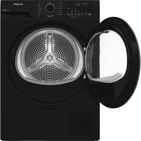 Hotpoint Asciugabiancheria HPT 94D BBS IT Nero Frontal open