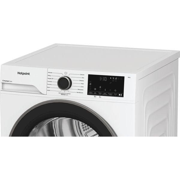 Hotpoint Asciugabiancheria HPT 84D BS IT Bianco Lifestyle control panel