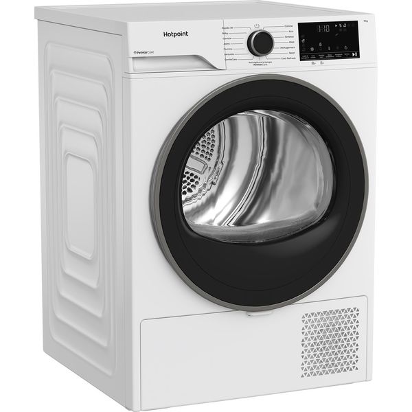 Hotpoint Asciugabiancheria HPT 93D BS IT Bianco Perspective