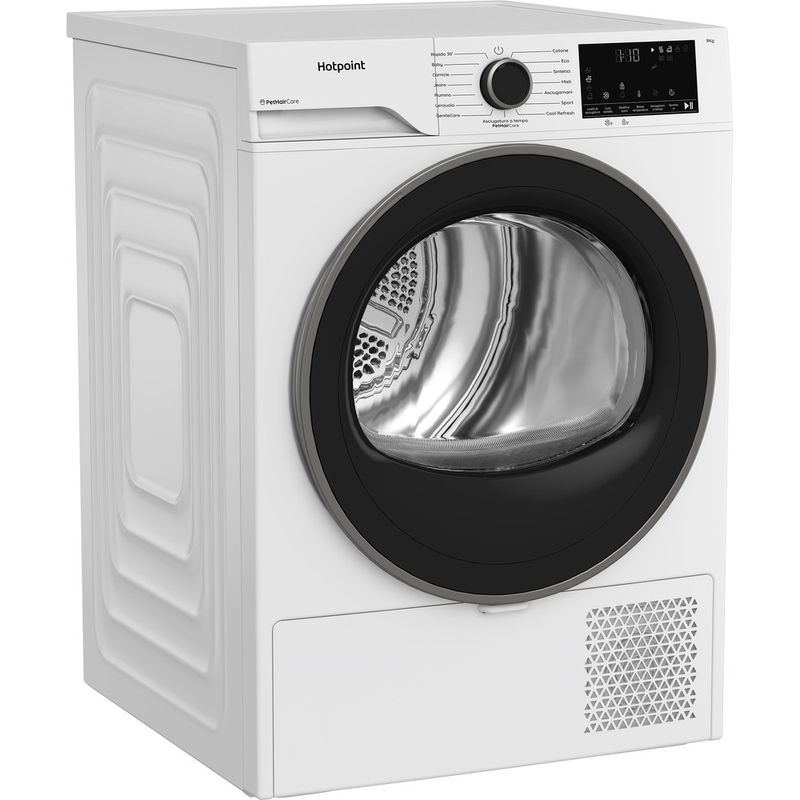 Hotpoint-Asciugabiancheria-HPT-93D-BS-IT-Bianco-Perspective