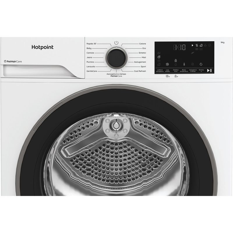 Hotpoint-Asciugabiancheria-HPT-93D-BS-IT-Bianco-Control-panel