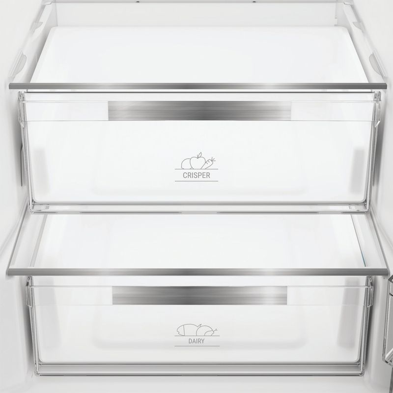 Hotpoint-Combinazione-Frigorifero-Congelatore-A-libera-installazione-HP1K-25402-XP7E-Argento-2-porte-Drawer