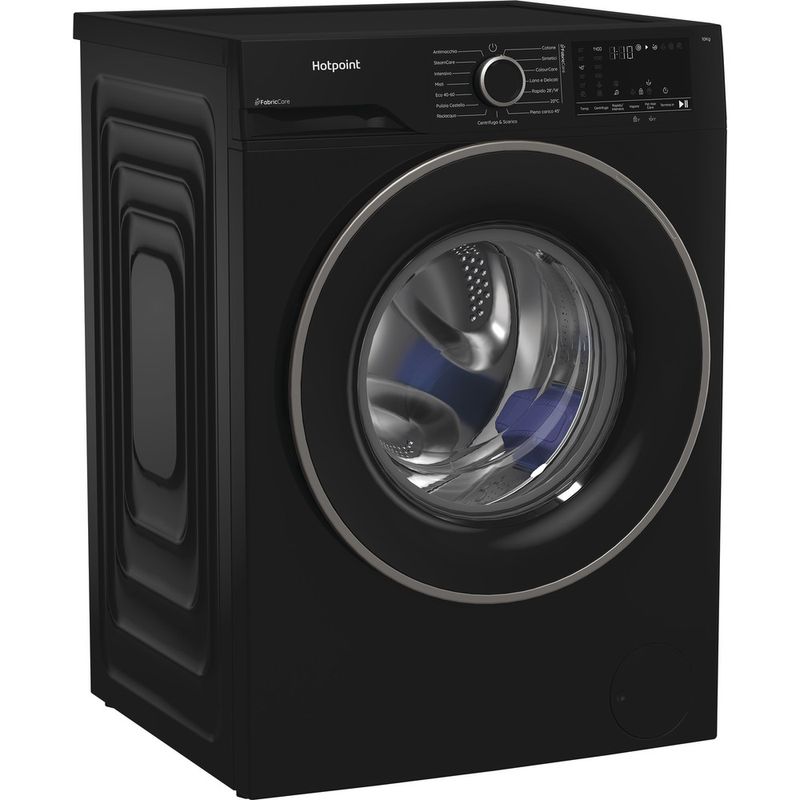 Hotpoint-Lavabiancheria-A-libera-installazione-HB-103B-CARE-IT-Nero-Carica-frontale-A-Perspective