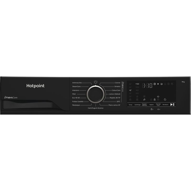 Hotpoint-Lavabiancheria-A-libera-installazione-HB-93B-CARE-IT-Nero-Carica-frontale-A-Program