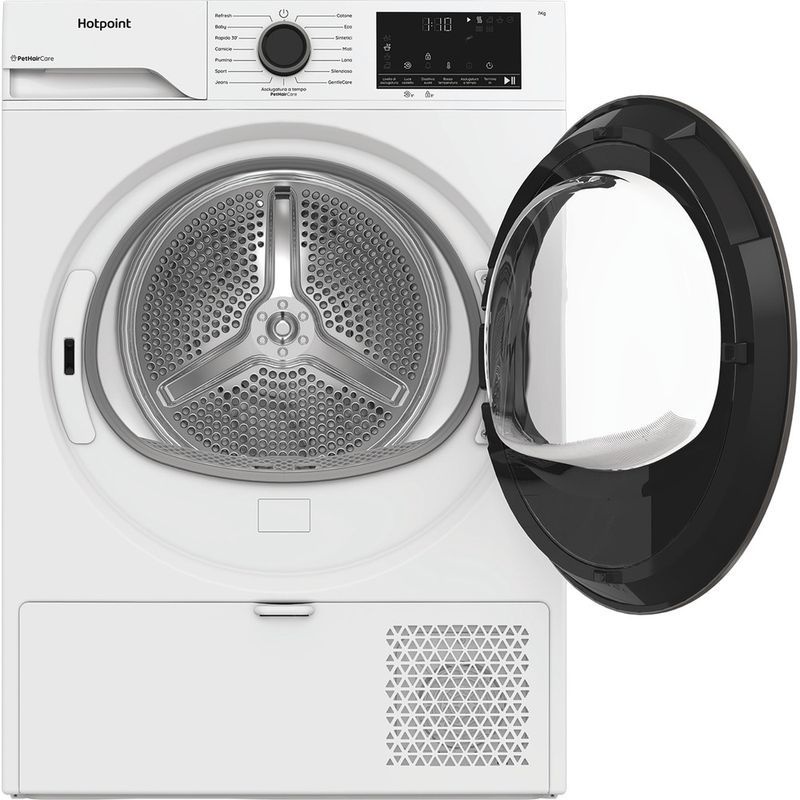 Hotpoint-Asciugabiancheria-HPTS-74D-BS-IT-Bianco-Frontal-open