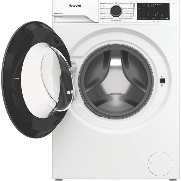 Hotpoint Lavabiancheria A libera installazione HB 93 CARE IT Bianco Carica frontale A Frontal open