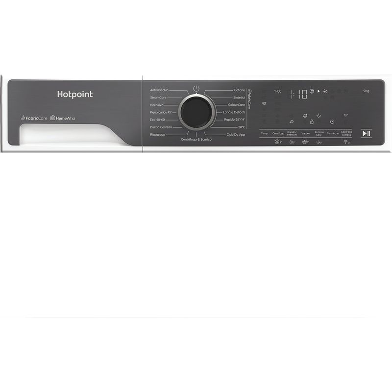 Hotpoint-Lavabiancheria-A-libera-installazione-HP-96-CARE-IT-Bianco-Carica-frontale-A-Program