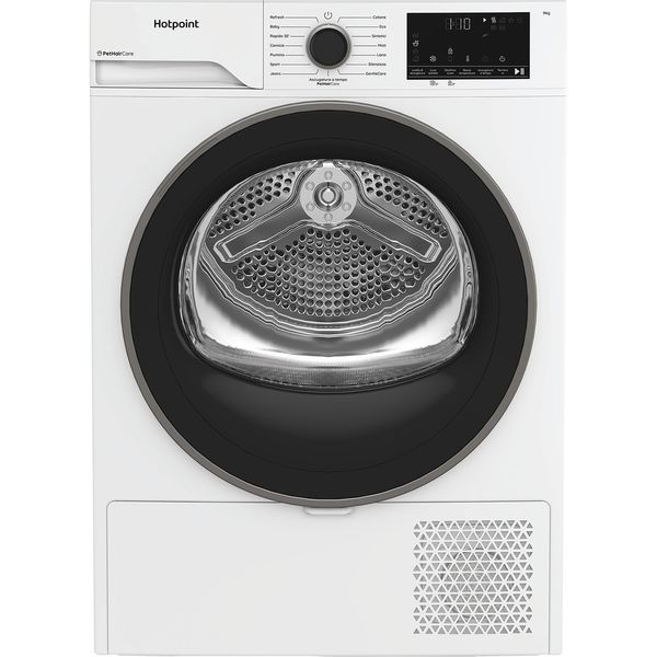 Hotpoint Asciugabiancheria HPT 94D BS IT Bianco Frontal