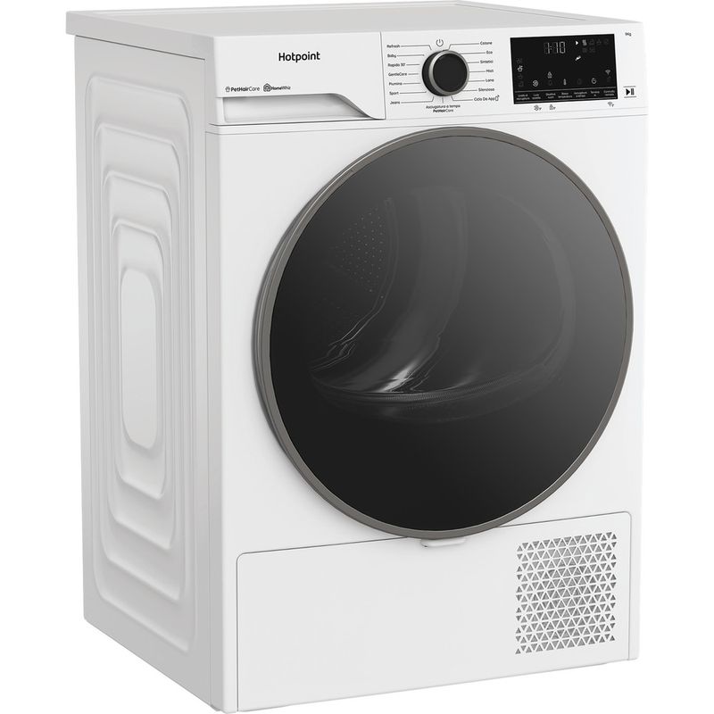 Hotpoint-Asciugabiancheria-HPT-96D-BS-IT-Bianco-Perspective