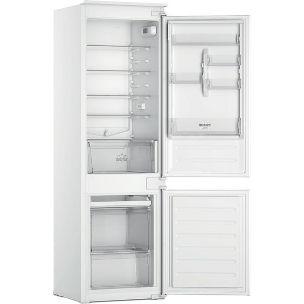 Hotpoint_Ariston Combinazione Frigorifero/Congelatore Da incasso HAC18D031A1 Bianco 2 porte Perspective open