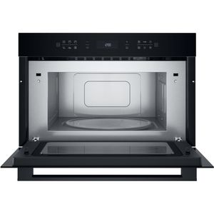 Hotpoint_Ariston-Microonde-Da-incasso-HAMD74TB-Nero-Elettronico-31-Microonde---grill-1000-Frontal-open