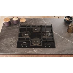 Hotpoint_Ariston-Piano-cottura-HAGS-61F-BK-1-Nero-GAS-Lifestyle-frontal-top-down