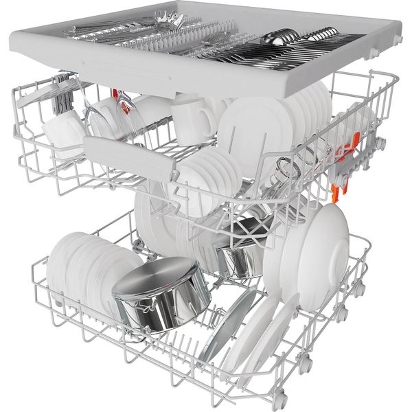 Hotpoint_Ariston Lavastoviglie Da incasso HA4IFD14B Totalmente integrato D Rack