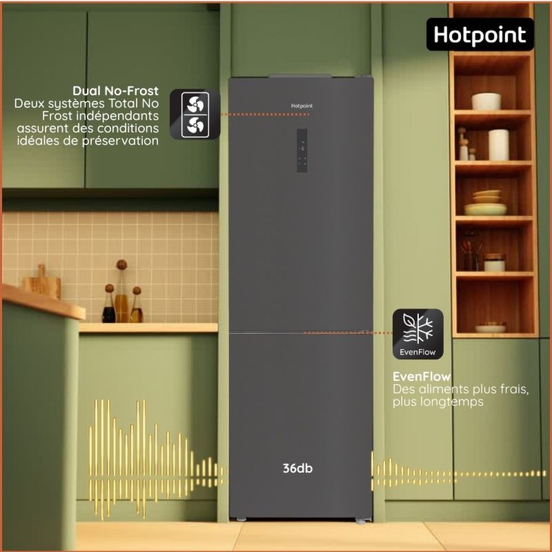 Hotpoint-Combinazione-Frigorifero-Congelatore-A-libera-installazione-HPK-26363-XBR5E-ARC-764-Manhattan-Gray-2-porte-Lifestyle-detail