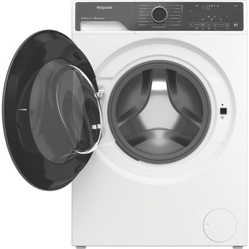 Hotpoint-Lavabiancheria-Libera-installazione-HP-124-CARE-IT-Bianco-Carica-frontale-A-Frontal-open