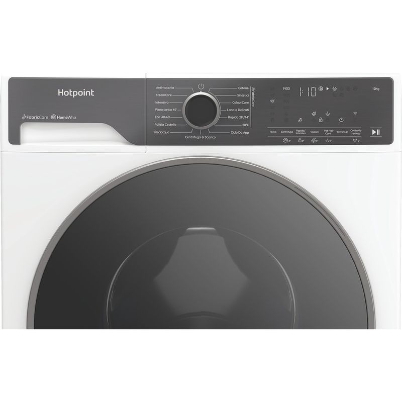 Hotpoint-Lavabiancheria-Libera-installazione-HP-124-CARE-IT-Bianco-Carica-frontale-A-Control-panel