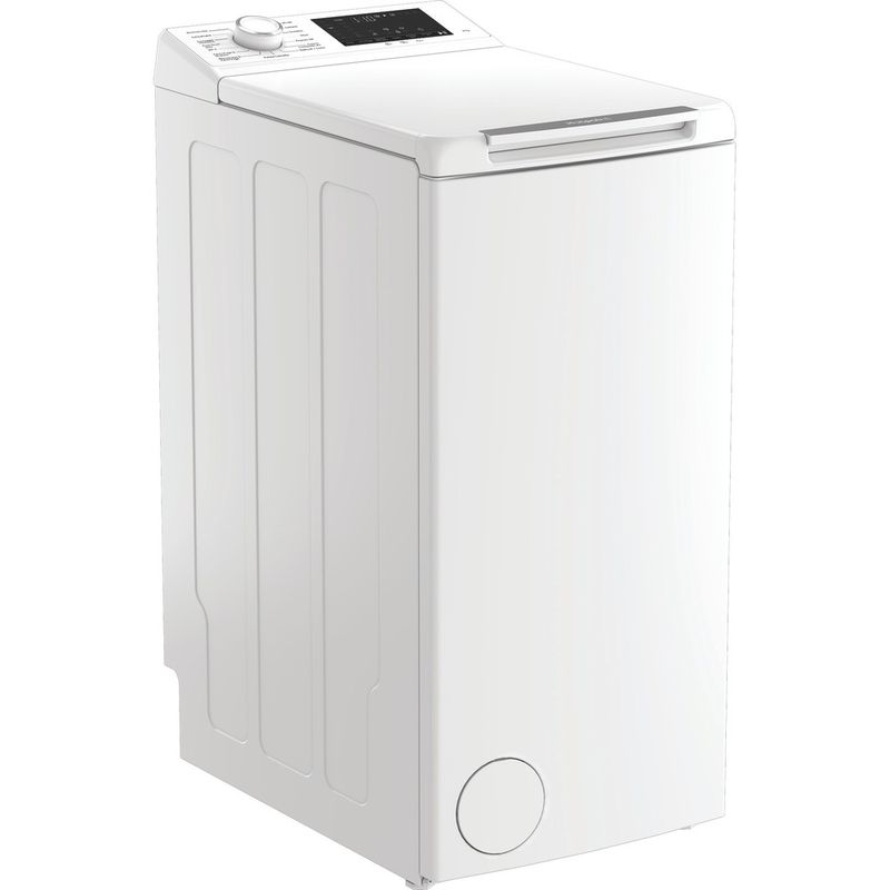 Hotpoint Lavabiancheria Libera installazione HTLCARE 66W IT Bianco Carica dall'altro A Perspective