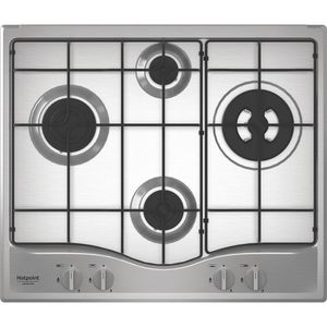 Hotpoint_Ariston Piano cottura PCN R643N T/IX/HA Inox GAS Frontal top down